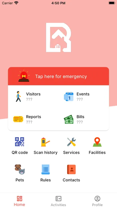 Screenshot di MyREDS v3